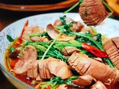 香菜拌猪腰-聪辉同安老美食饭店(大元路店)