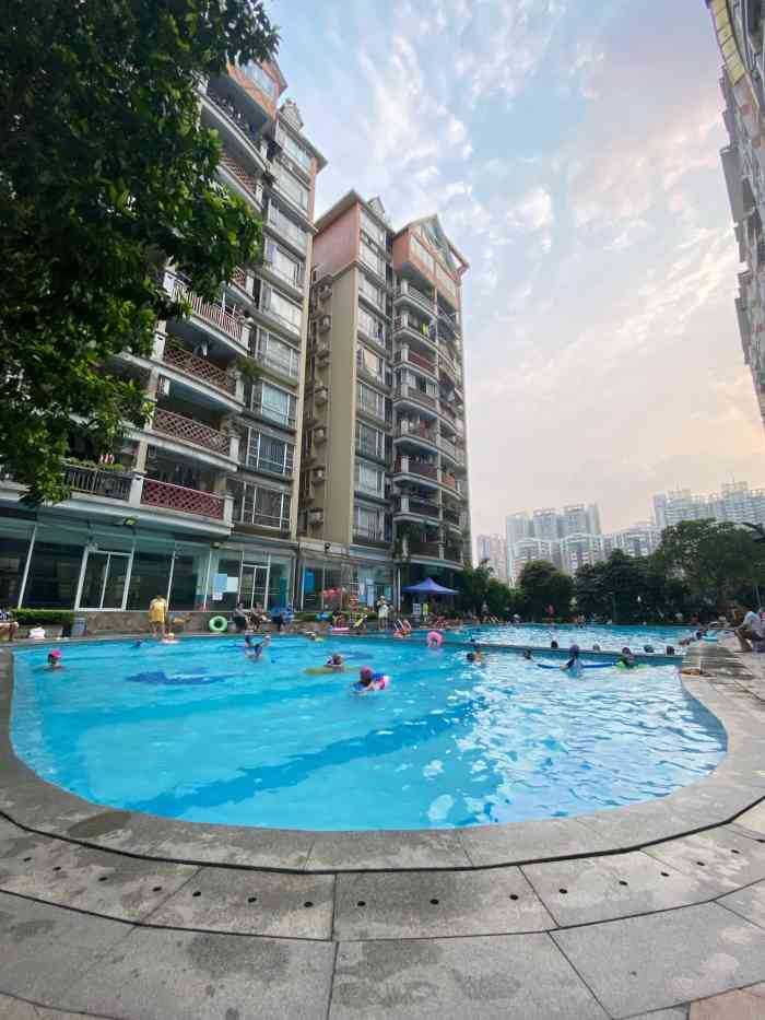柏涛雅苑游泳池-"位於礼岗路上的柏涛雅苑小区内泳池,比较深.