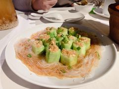 金银蒜香虾丝瓜-汤城小厨•粤菜•靓汤(苏州街店)