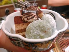 抹茶红豆大福-花时·炭火烧肉(东百中心A馆店)