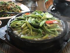 铁板鲜芋梗-农厨好味·温泉鹅·农家菜