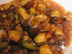 茄子炖蚬子-日丰园海肠水饺·老字号大连海鲜(和平广场店)