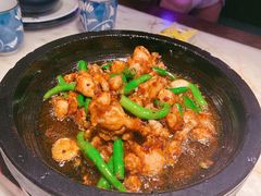 酱爆石锅蛙-绿茶餐厅(松江万达店)