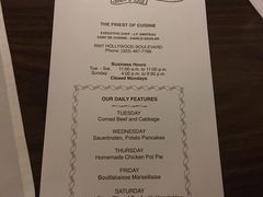 菜单-Musso & Frank Grill