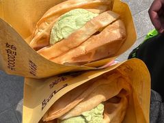 薄饼夹抹茶雪糕-成裕雪糕店(士多店)