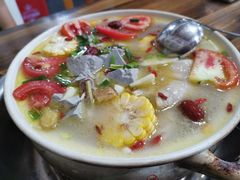 山药排骨牛肉养生汤-花水湾红太阳牛肉汤锅