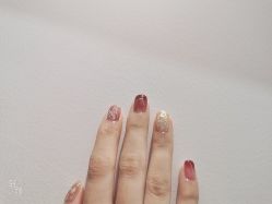 -手牵手美甲