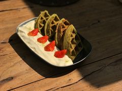 抹茶华夫饼-拾壹cafe·工作室