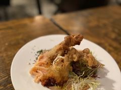 明太子炸軟殼蟹忌廉扁意粉-layback cafe & bar