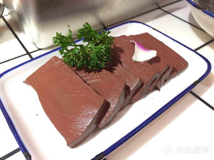 贤合庄卤味火锅(岭南天地店)鸭血图片