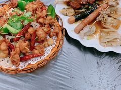 竹签鸡肉-莲华素食府