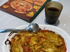 黄金咖喱鸡肉饭-棒约翰比萨(望京SOHO店)