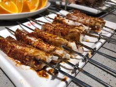 现烤羔羊排-丰茂烤串(港旅店)