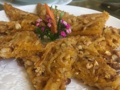 果仁南瓜烙-畔山酒店中餐厅