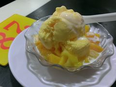 芒果伴雪糕-芬芳甜品(同福路店)