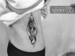 -幸运7纹身刺青Lucky7tattoo