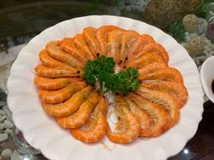 白灼基围虾-楚天粤海国际大酒店-楚粤轩中餐厅(水果湖店)