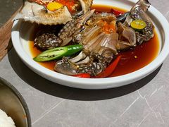 草家招牌酱油蟹-草家酱蟹炭火烤肉店(珲春南路一店)