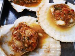 蒜蓉焗扇贝（熟蒜）3个-炒豆合作社(东四总店)