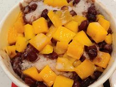 鲜芒果红豆炼乳刨冰-梁子刨冰王(鞍山西道店)