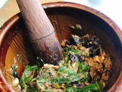 皮蛋青椒擂茄子-费大厨辣椒炒肉(皇庭广场店)
