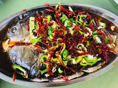 油泼野生鲤鱼-葛子涧农家宴