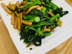 菜心炒素肉松-佛有缘素食馆·荔湾老字号(陈家祠首店)