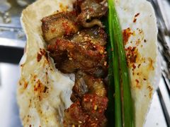 -万家乐带皮五花肉烧烤(临淄大院店)