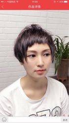 超级短发的时尚感。-新晨·SALON·形象造型