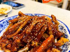 茄汁扒鸡排-山水草塘老菜馆