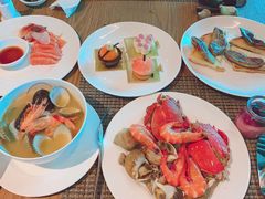 -海棠湾洲际-涛·海底餐厅·美人鱼·自助餐·海底隧道