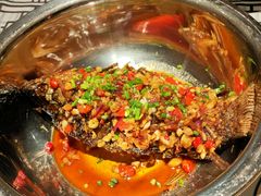 香煎鯽魚-农耕记·湖南土菜(halo广场店)
