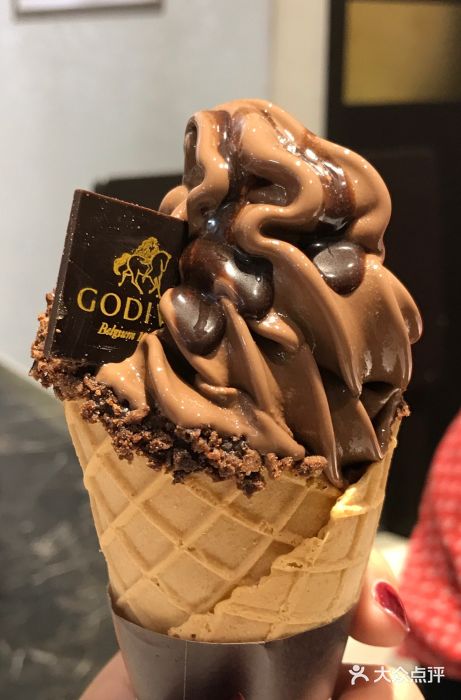 godiva(水游城店)巧克力软冰淇淋图片