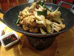 干锅花菜-丁记盐蘸牛肉·新杭菜(河东路店)