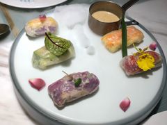 漫步花开彩虹卷-蜜桃花开·中西融合菜E&W(南长街店)