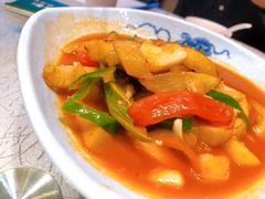 新疆茄子辣子西红柿-新粤新疆菜清真餐厅(拱北店)