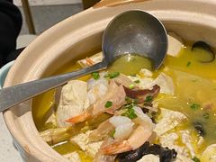 淮南八公山黑豆腐煲三鲜-刀板香·安徽菜(国购IFC店)