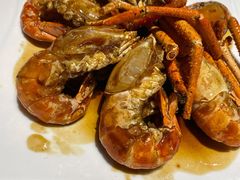 秘制干煎大虾-味可道美食坊(福基路店)