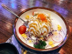 炸温泉蛋土豆泥沙律-仙隐小鹿中華の日料(正弘城店)