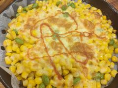 料理烤芝士玉米粒-老东镇啤酒屋海鲜加工·蒸汽海鲜·海鲜烧烤(台东店)