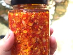 自制瑶柱蒜蓉辣椒酱-水库河鲜村