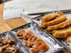 鸡蛋炸馒头片-大槐树烤肉馆