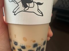 烤黑糖波波牛乳茶-喜茶(上海北外滩来福士店)