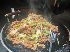 炙子烤呼伦贝尔羔羊肉-喜悦烤鸭·新京菜(王府井店)