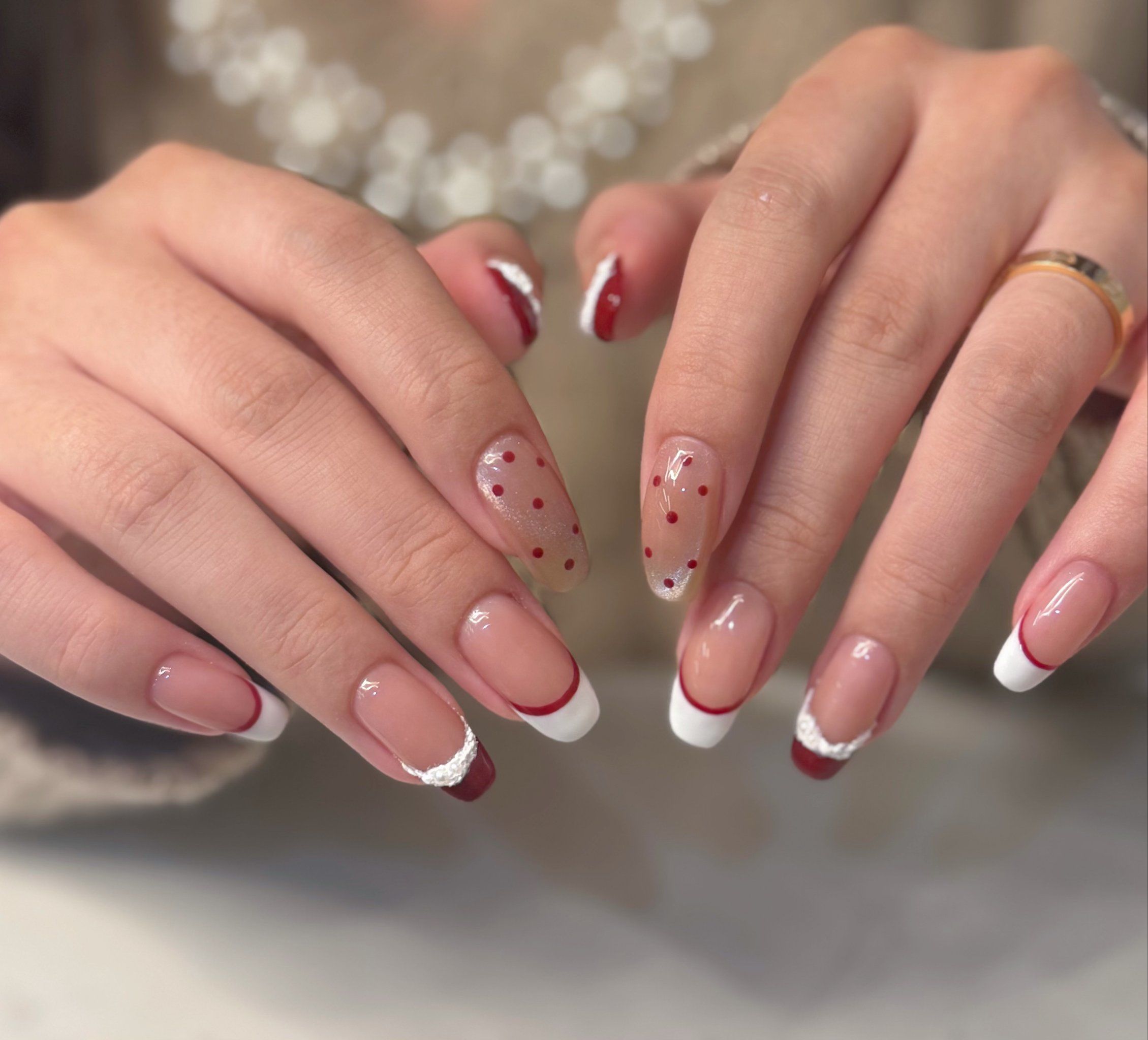 气质法式美甲款式