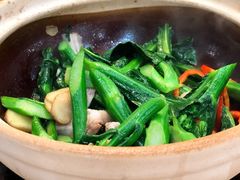 虾酱啫芥兰-勝記酒家·37年老字号·经典粤菜(荔枝公园店)