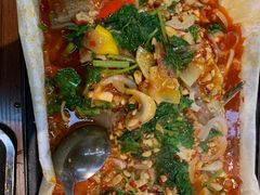 新品纸包鱼-庆峰龙虾烧烤(合肥一店)