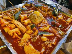 鱼饼火山炒年糕-包装马车·韩国料理·포장마차