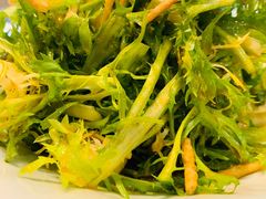 苦菊拌馓子-满堂春特色餐馆