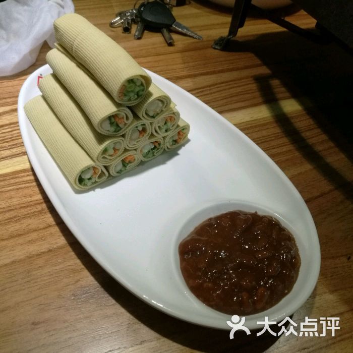 三丝豆皮卷图片